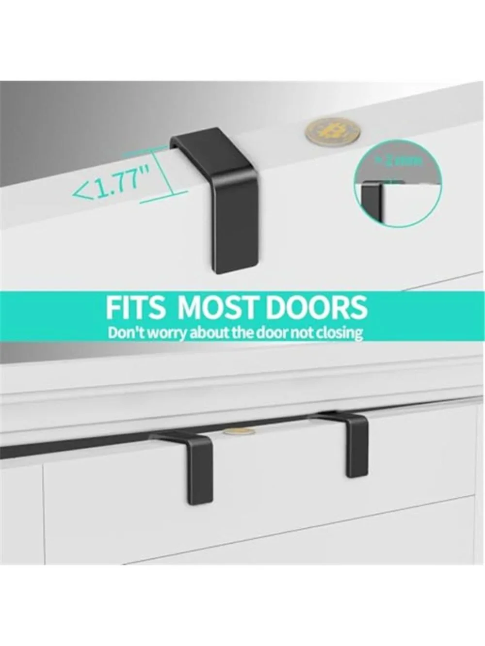Over Door Organizer Metal Storage Rack Hanging Baskets Hooks Bathroom Kitchen